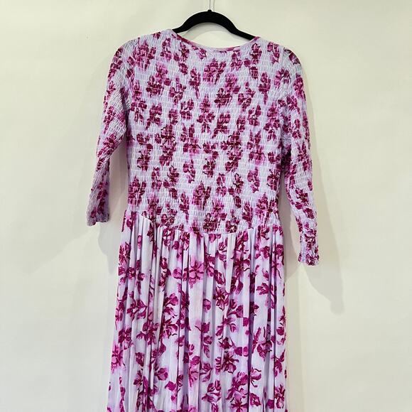 Free People Womens It’s Fate Maxi Dress Multicolor Size L NWT - Picture 8 of 9